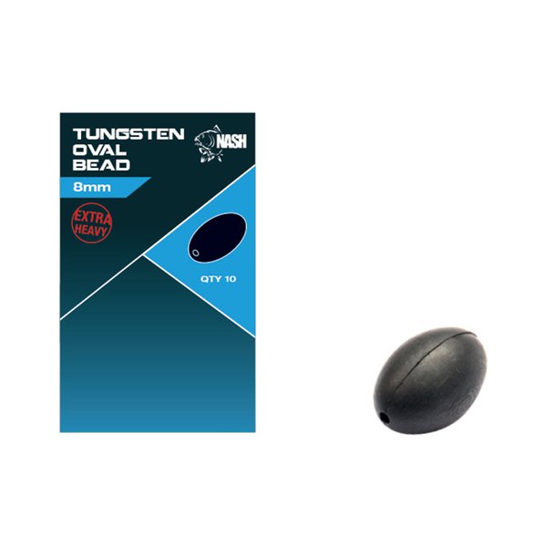 Tungsten Oval Baed 8mm